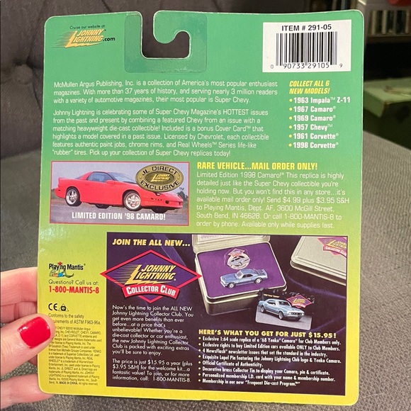 NWT Johnny Lightning Super Chevy Die-Cast Car Impala z-11 - Picture 3 of 3